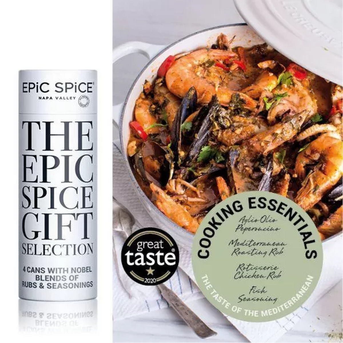 Набір спецій ЕPIC SPICE "Основи кулінарії – смак Середземномор’я" для барбекю, Cooking Essentials – The taste of the Mediterranean