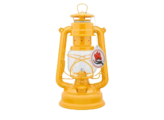 Керосинова лампа Feuerhand 276 жовта, порожня