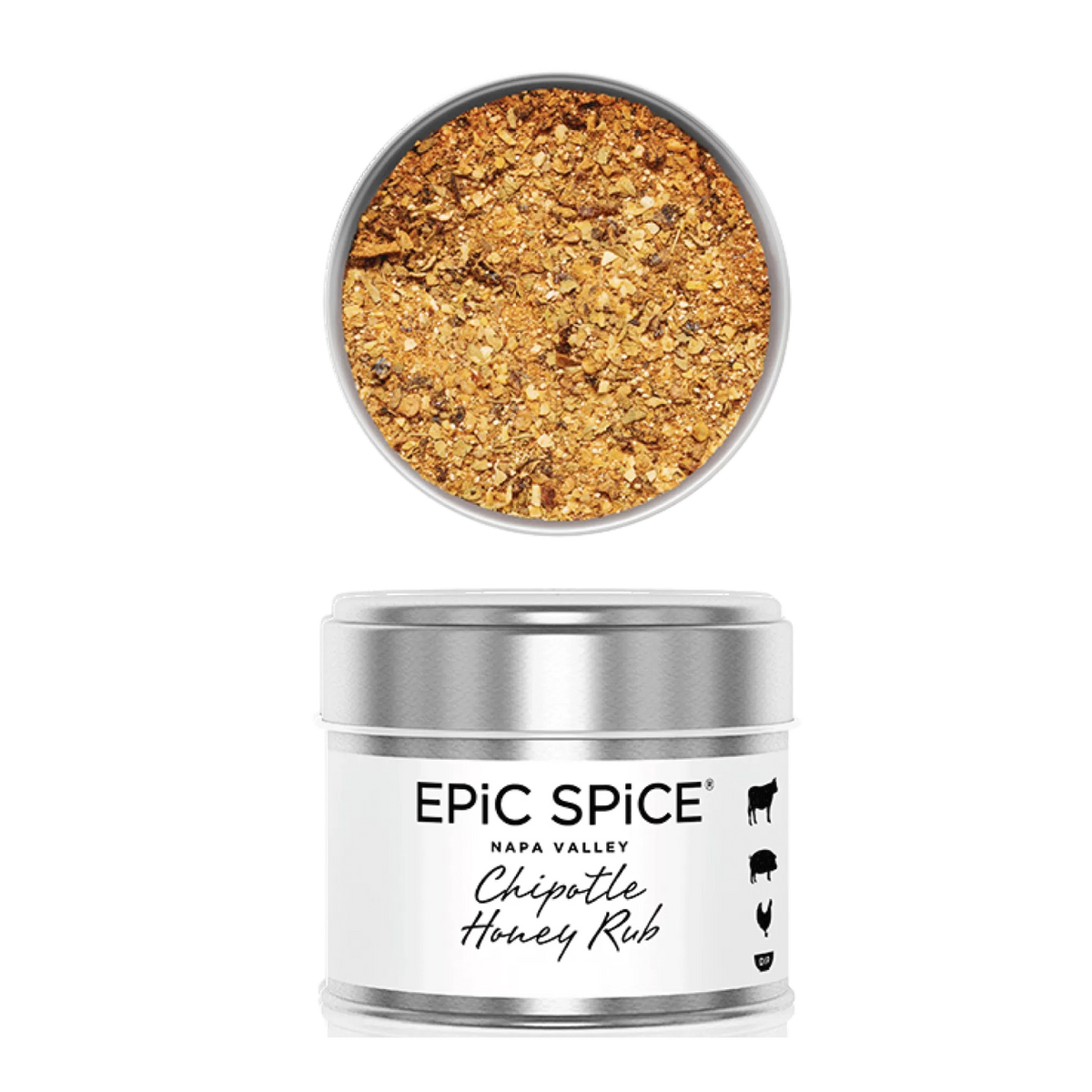 Суміш спецій ЕPIC SPICE "Чипотле з медом" для барбекю, 150 г, Chipotle Honey Rub