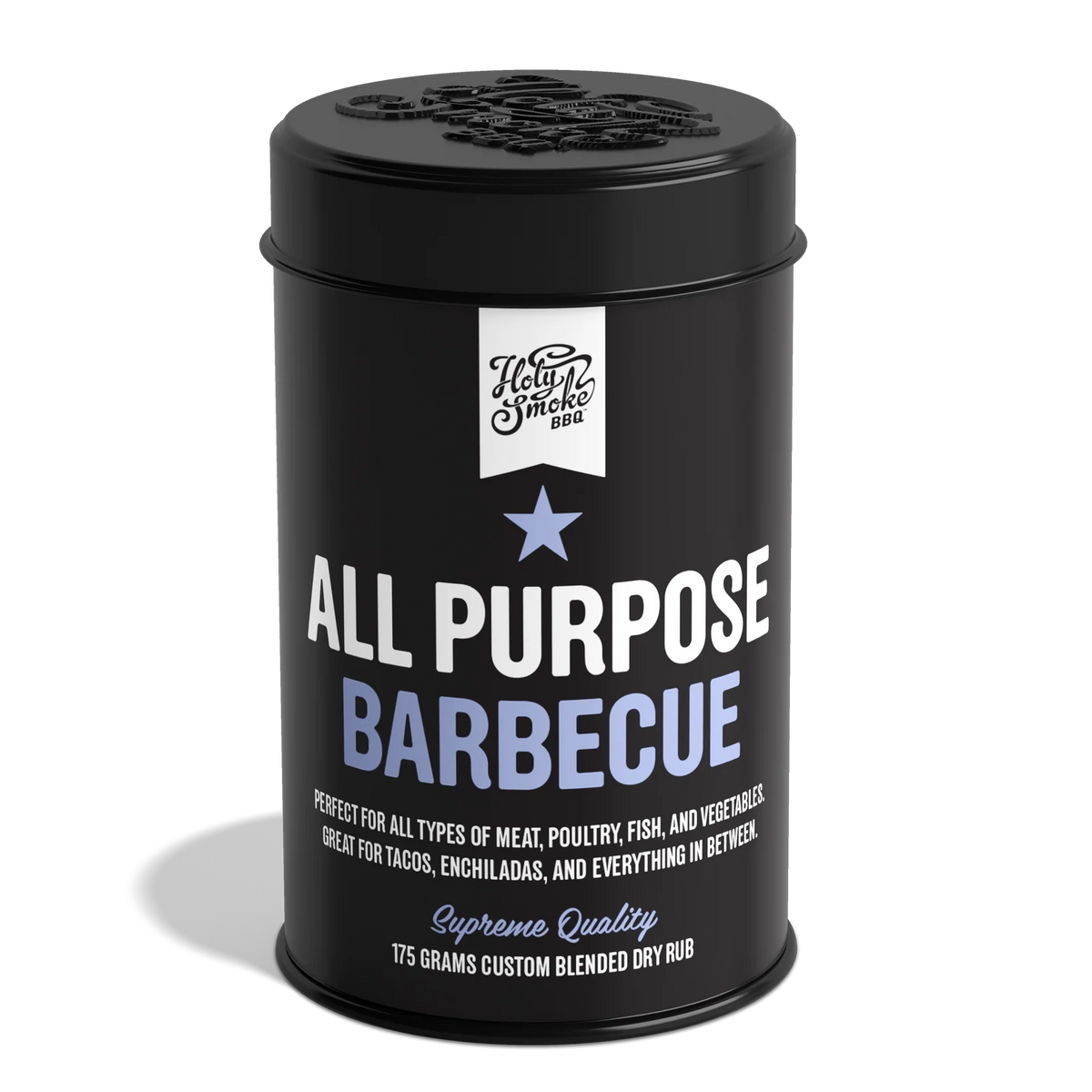 Суміш спецій HOLY SMOKE "Для всіх видів барбекю", 175 г All-Purpose Barbecue Rub