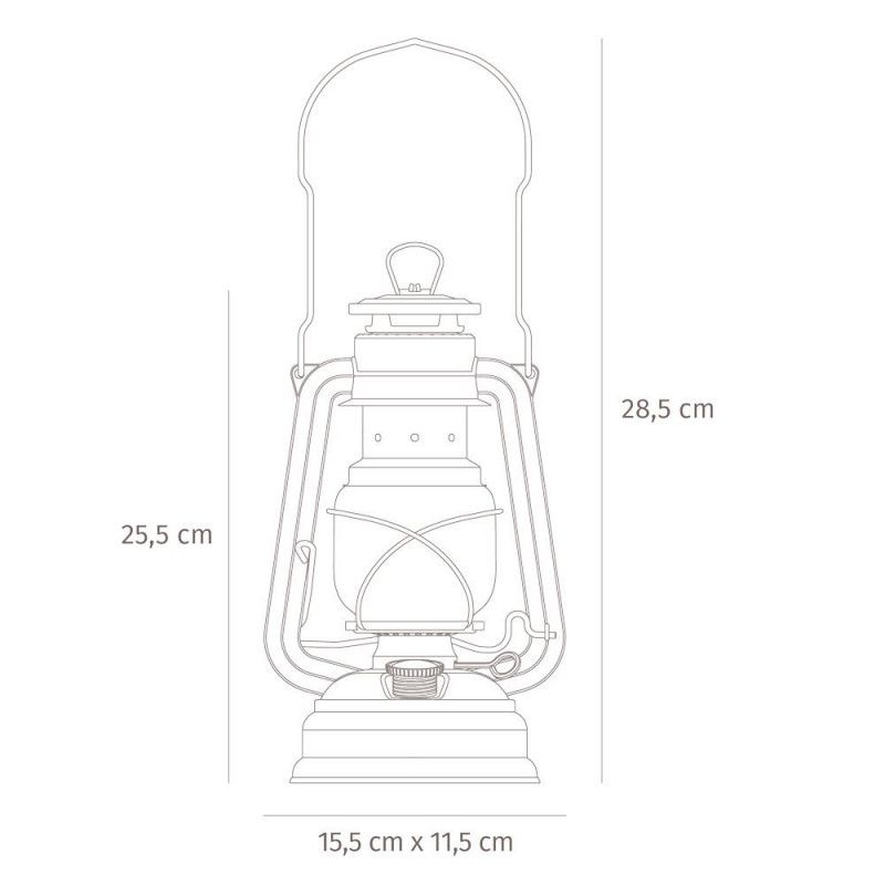 Гасова лампа Feuerhand Baby Special 276 Matt Black