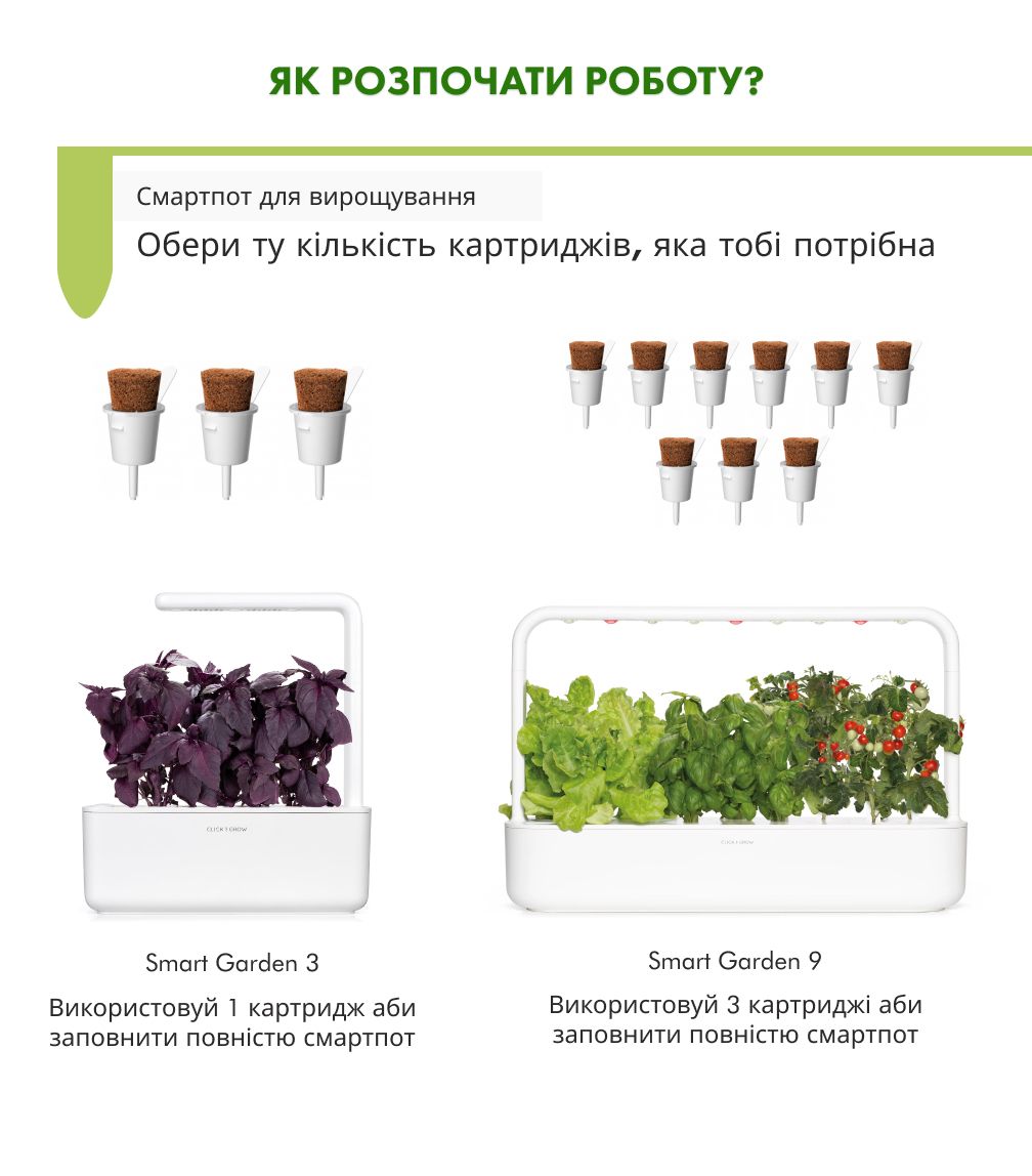 Змінний картридж Click & Grow Червоний базилік (Red Basil) 3 капсули