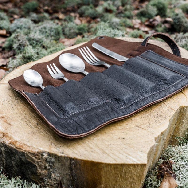 Чохол для столових приладів Petromax Leather Cutlery Bag