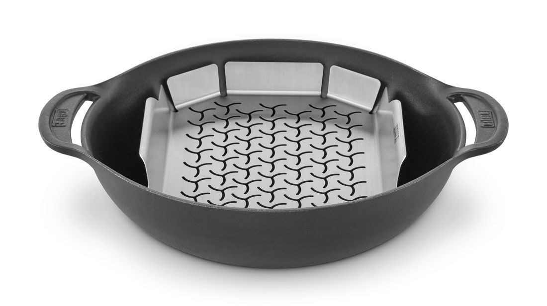 Сковорода ВОК з вставкою-пароваркою и кришкою для Gourmet BBQ System