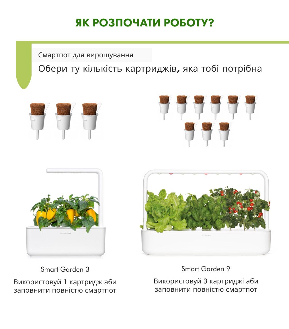 Змінний картридж Click&Grow Перець жовтий солодкий (8950)