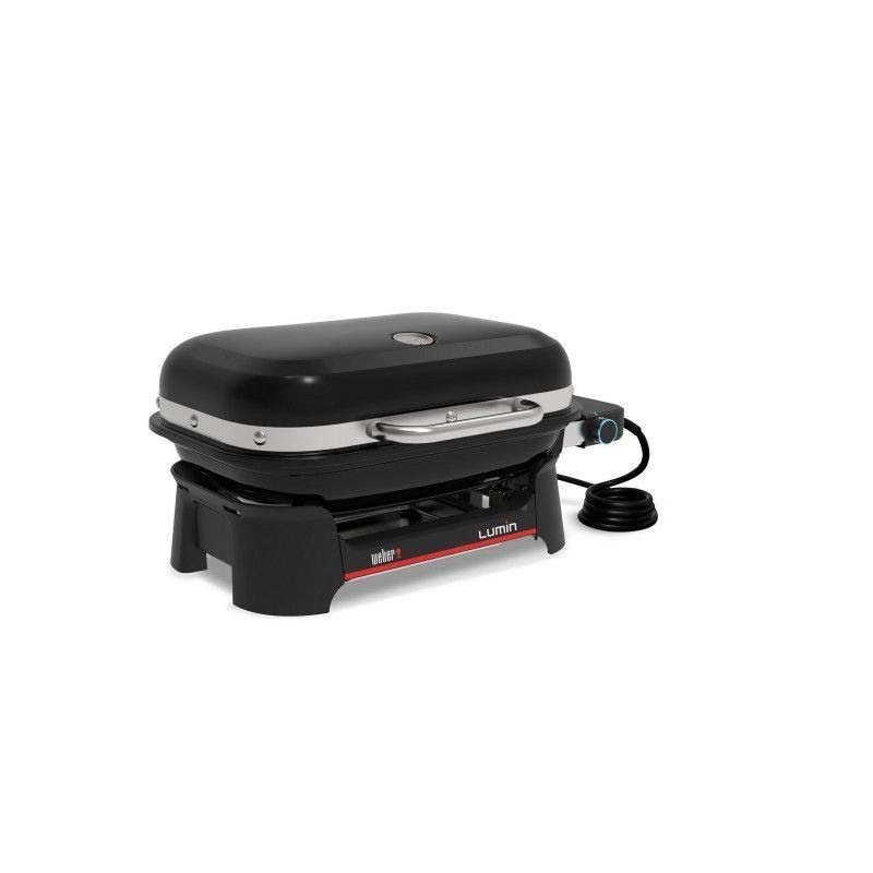 Гриль електричний Weber Lumin Compact 2026, чорний