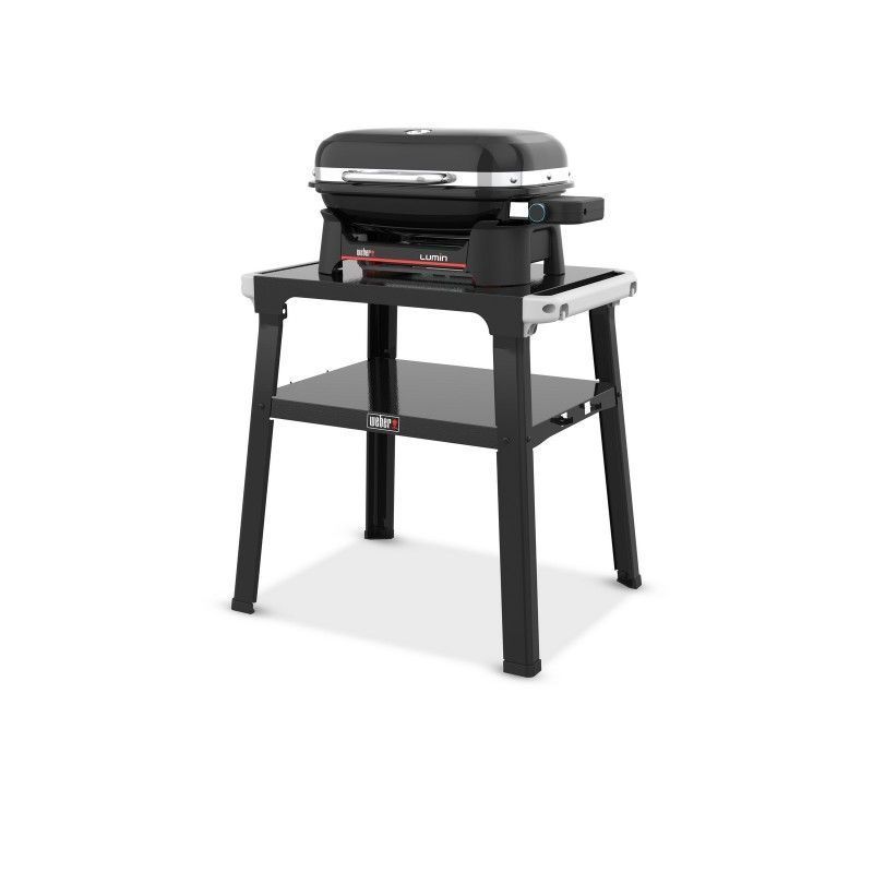 Гриль електричний Weber Lumin Compact з підставкою 2026, чорний