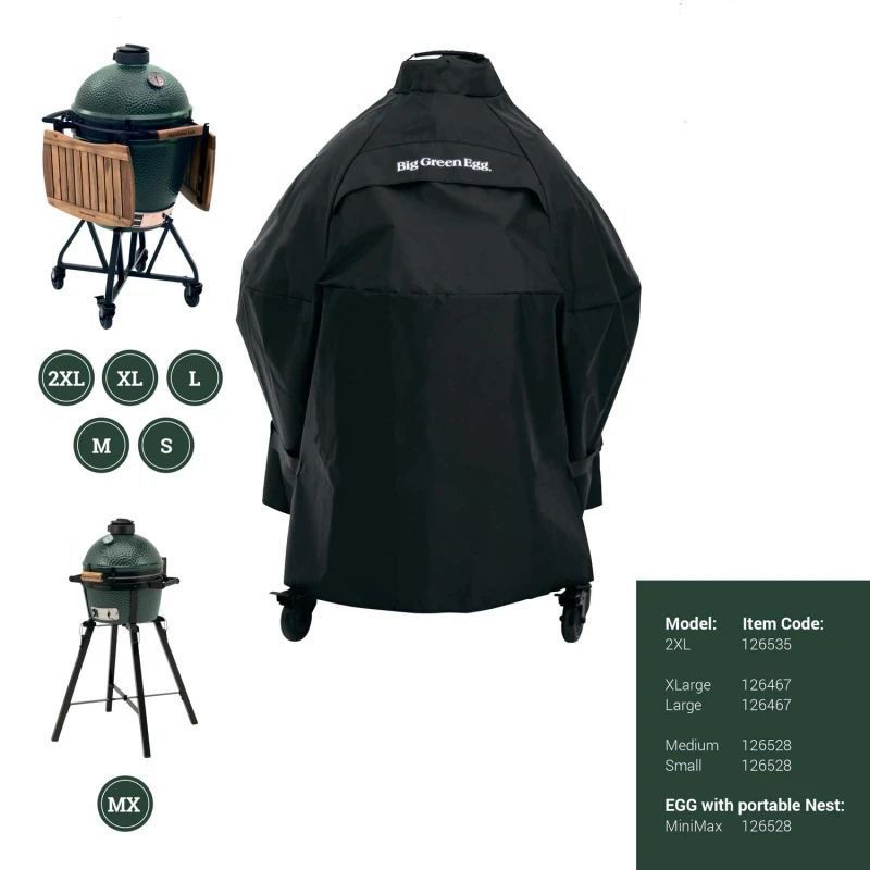 126528 Чохол для гриля Big Green Egg М, S, Mini MAX на підставці