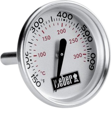Термометр Weber з кришкою без розетки Spirit, Spirit II, вугільних 47 та 57 см