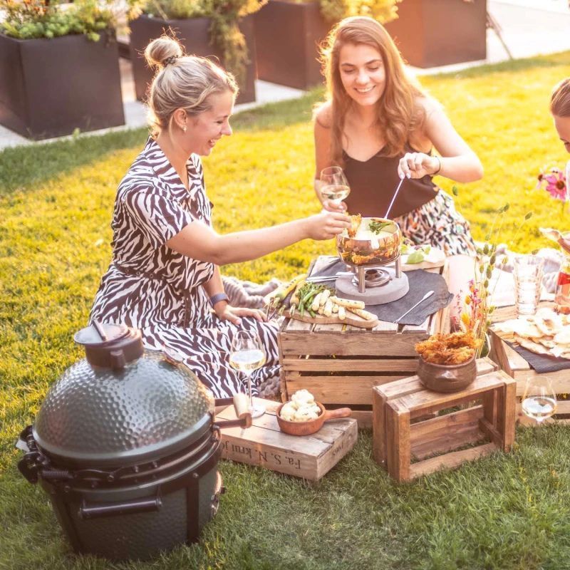 119650 Гриль керамічний вугільний Big Green Egg Mini MAX