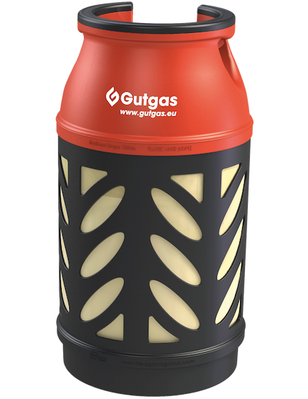Композитний газовий балон Gutgas CR-12.5 з клапаном G12 (європейський формат)