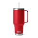 YETI RAMBLER 1,2 л &ndash; Велика термочашка з трубочкою, колір RESCUE RED