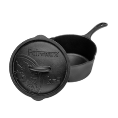 Каструля Petromax з ручкою та кришкою чавунна, 1л