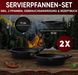 Набір чавунних міні-сервірувальних каструль Gusskoenig, 2шт
