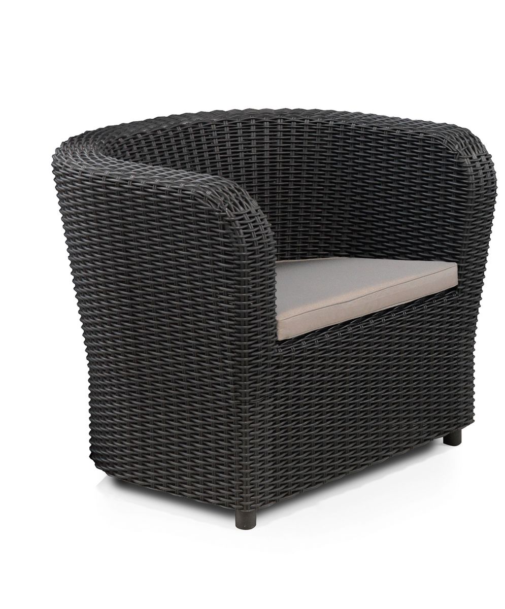 Садові меблі SP Berner Nova Comfort (2-місний диван, 2 крісла, кавовий стіл), графіт