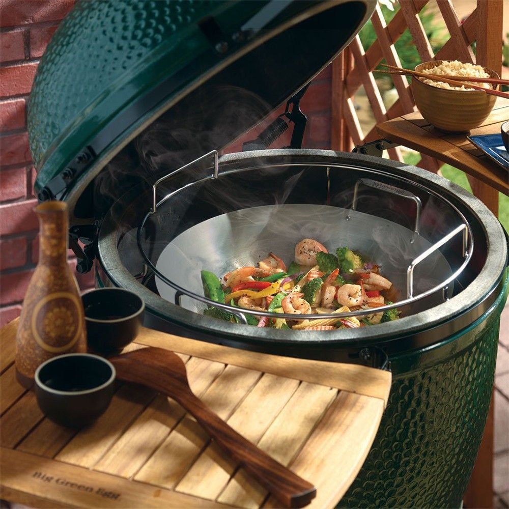 127242 Решітка під відсікач жару для гриля Big Green Egg, МEDIUM, сталева
