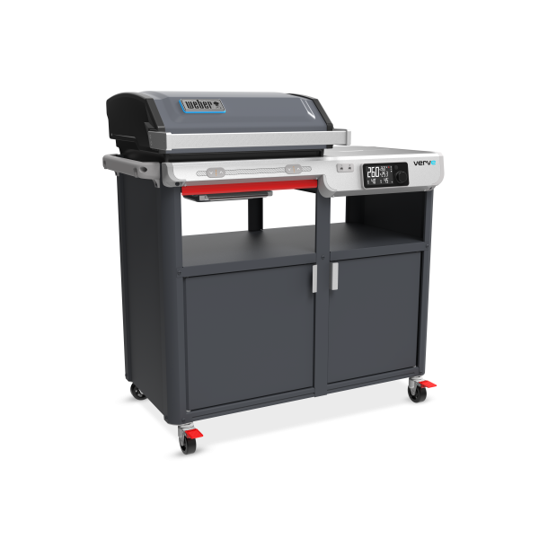Електричний гриль Weber Verve Smart, сірий (Двозонний)