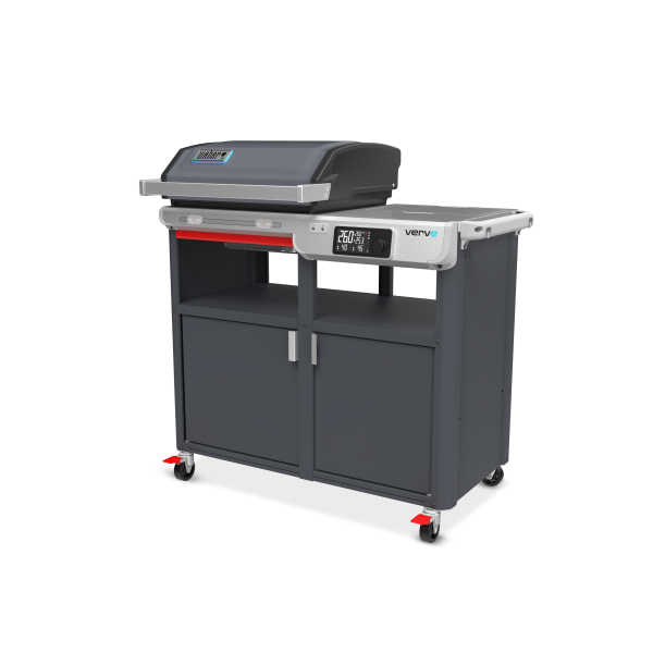 Електричний гриль Weber Verve Smart, сірий (Двозонний)