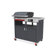 Електричний гриль Weber Verve Smart, сірий (Двозонний)