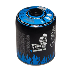 Балон газовий 1-разовий VIROK з різьбою (7/16) 450g/900ml. для плит/кемпінгу (EN417) [12]