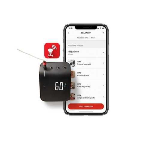 Цифровий термометр Weber Connect Smart Grilling Hub - Єдиний