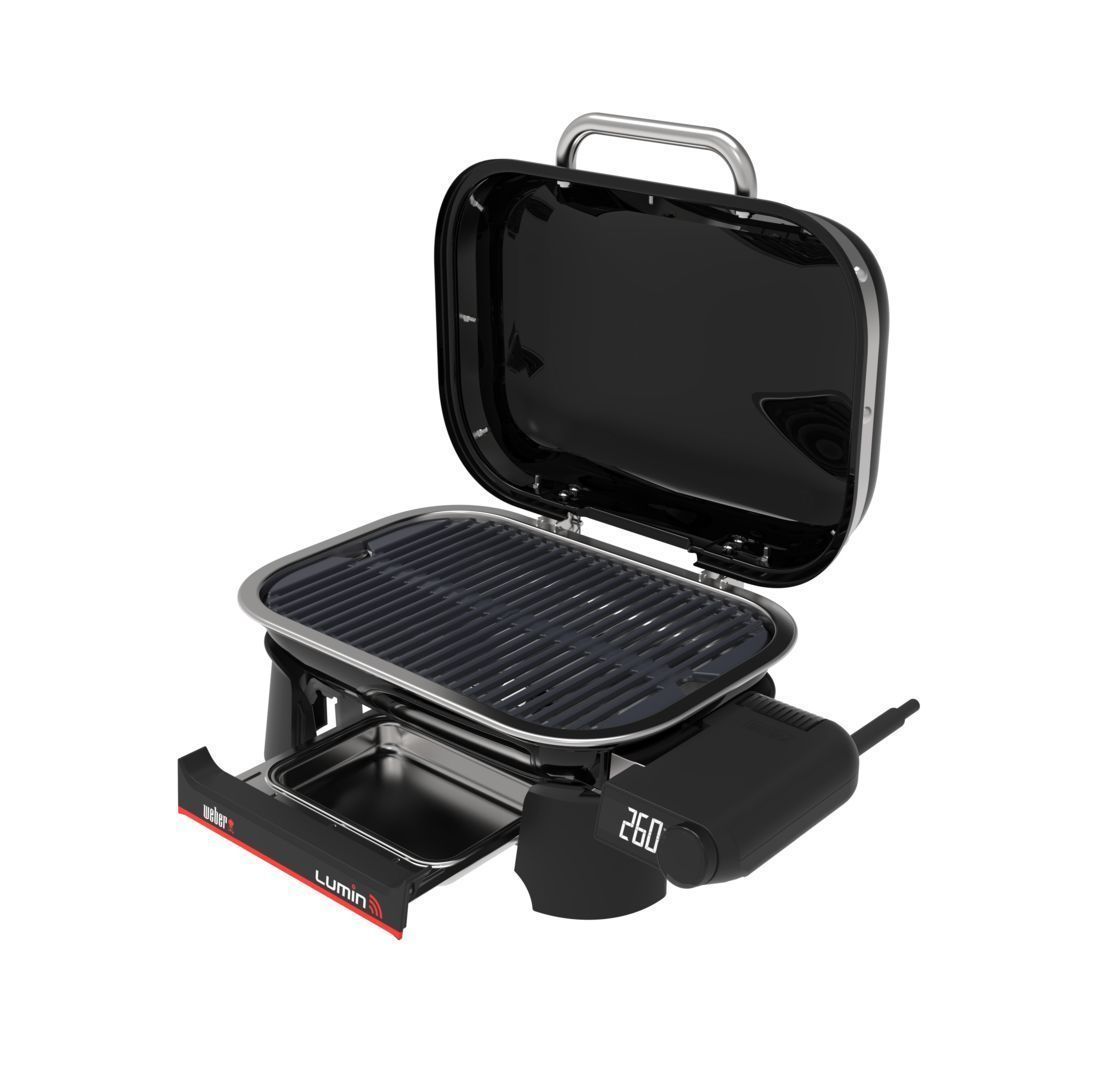 Гриль електричний Weber Lumin Smart Compact 2026, чорний (Weber Connect)