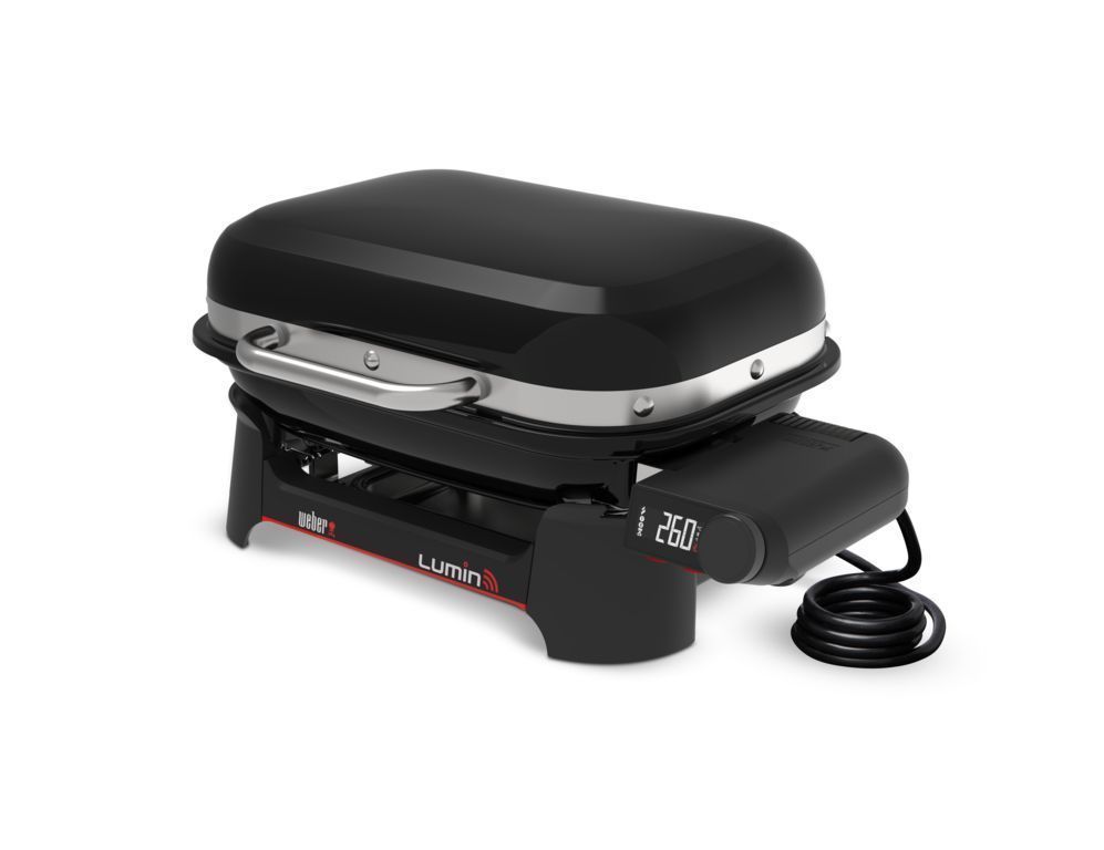 Гриль електричний Weber Lumin Smart Compact 2026, чорний (Weber Connect)