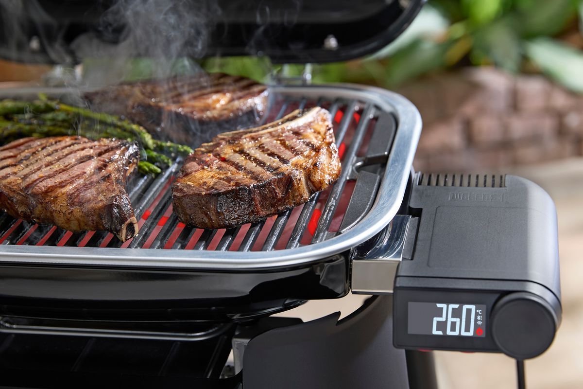 Гриль електричний Weber Lumin Smart з підставкою 2026, чорний (Weber Connect)