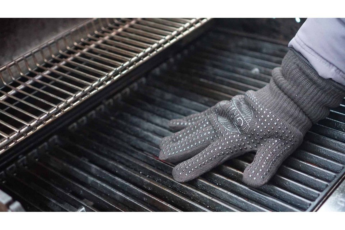 Терморукавичка для гриля BBQ GRILLI Black